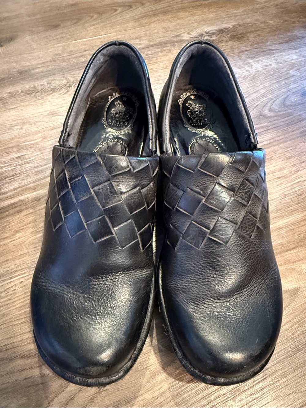 ARIAT Briar Black Leather Clogs Size 8 - Picture 2 of 9